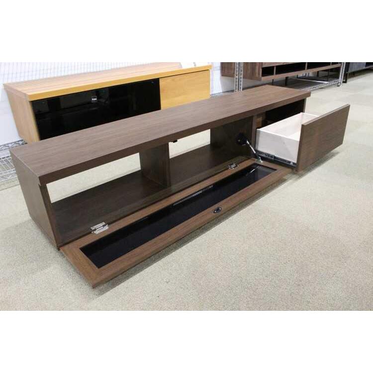 TVボード テレビ台 ローボード 幅150cm スリム ブラウン 茶色 日本製