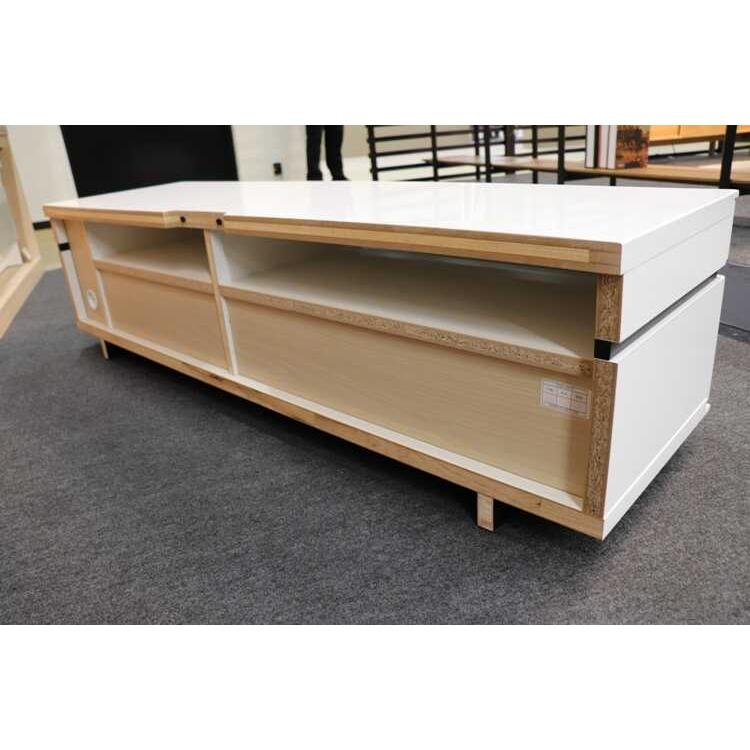 NRK様　【美品】ホワイト テレビボード 引き出し付き ローテレビ台 収納付 引き出し付 [幅140] | 【公式】LOWYA