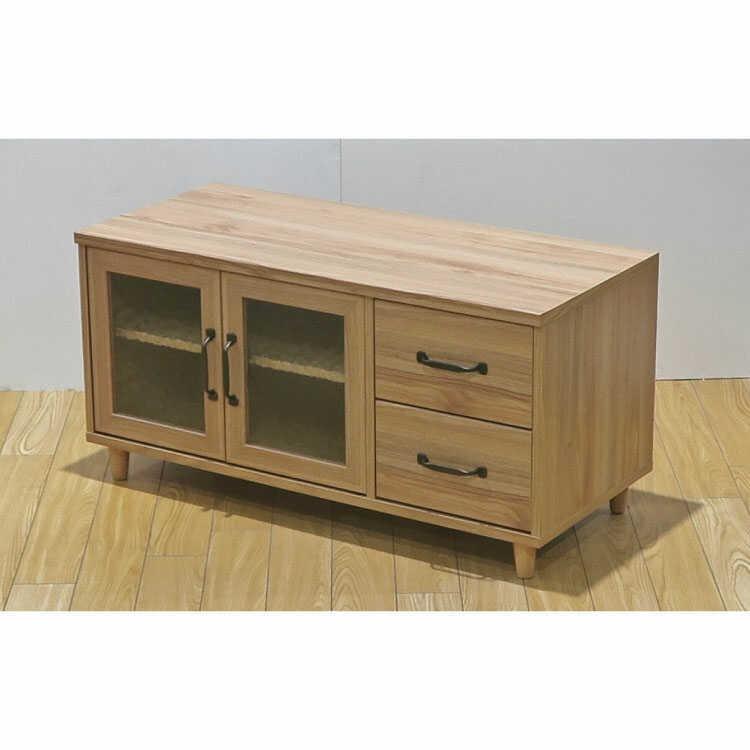 ローボード TVボード テレビ台 幅90cm ナチュラル色 北欧