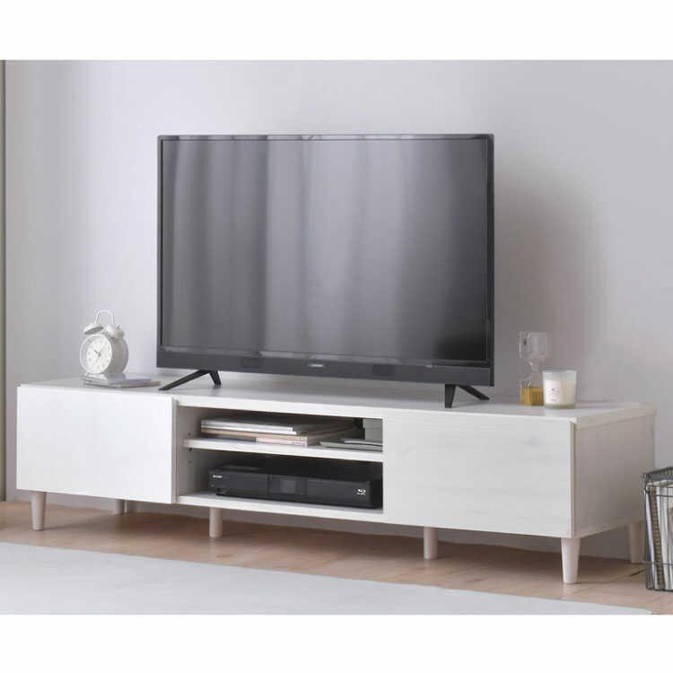 テレビボード テレビ台 TV台 幅148cm 鏡面 つやつや 白 木目 安い