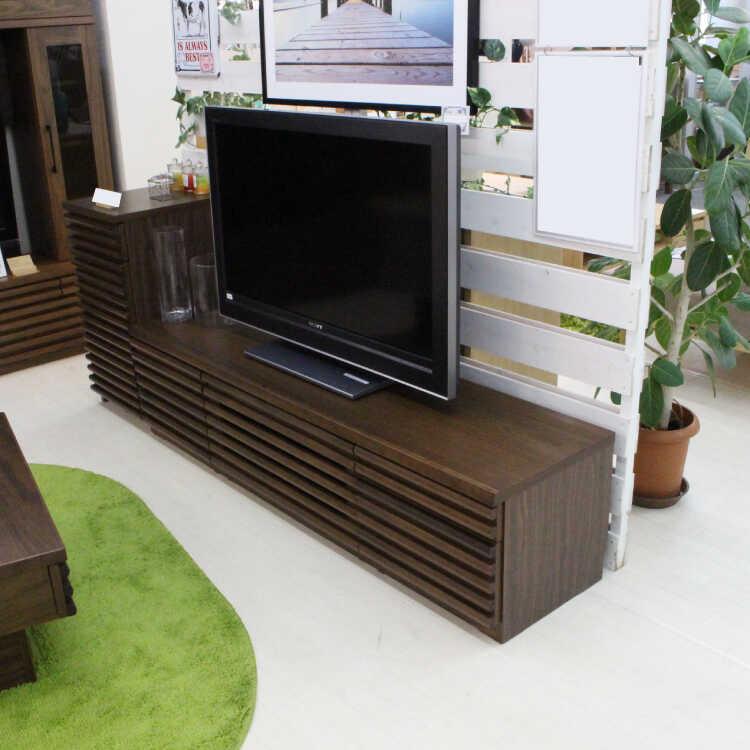 地域限定SALE適応中！】テレビボード TV台 幅180cm ルーバー 無垢材