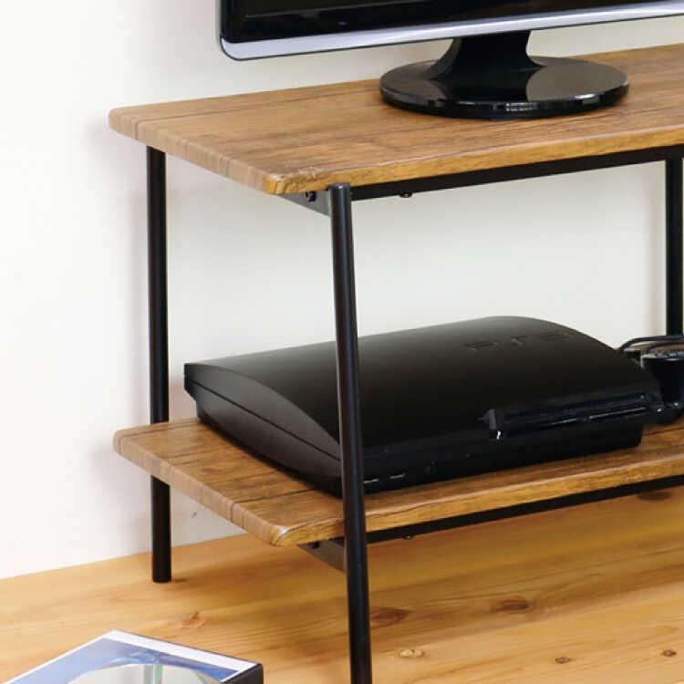 テレビ台 ローボード 幅60cm コンパクト 19インチ ブラウン 一人暮らし