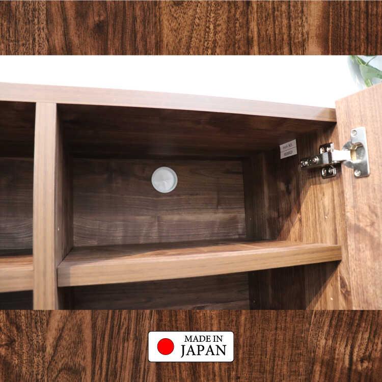 幅120cm・家具職人手作り日本製・ハイタイプのワイドテレビ台