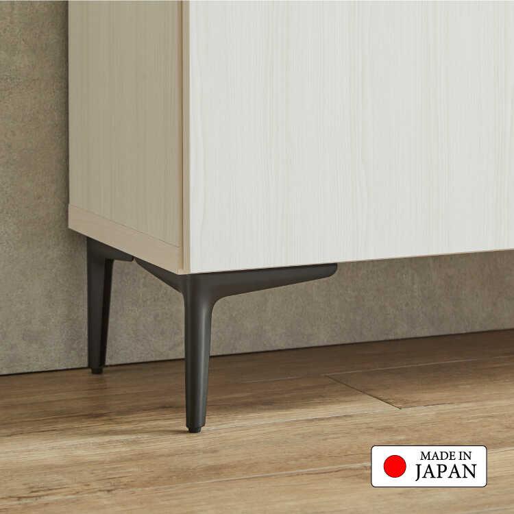 幅120cm・家具職人手作り日本製・ハイタイプのワイドテレビ台・木目