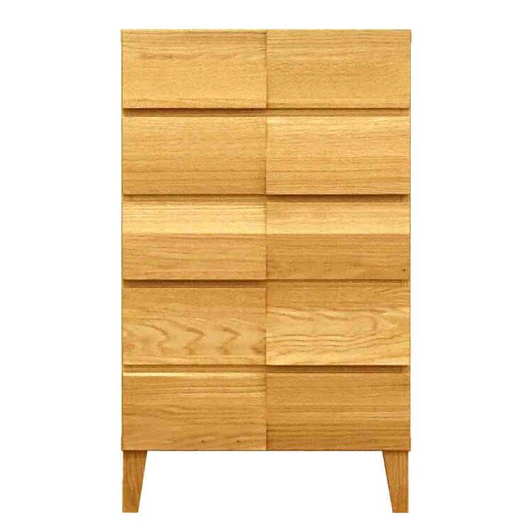 チェスト 木製 おしゃれ 日本製 完成品 タンス 衣類収納 リビング 収納 5段 幅58cm 北欧 ナチュラル シンプル モダン 天然木 無垢 高級_1