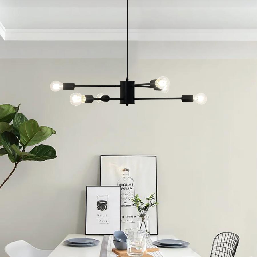 ペンダントライト 6灯 吊り下げライト シーリングライト シャンデリア