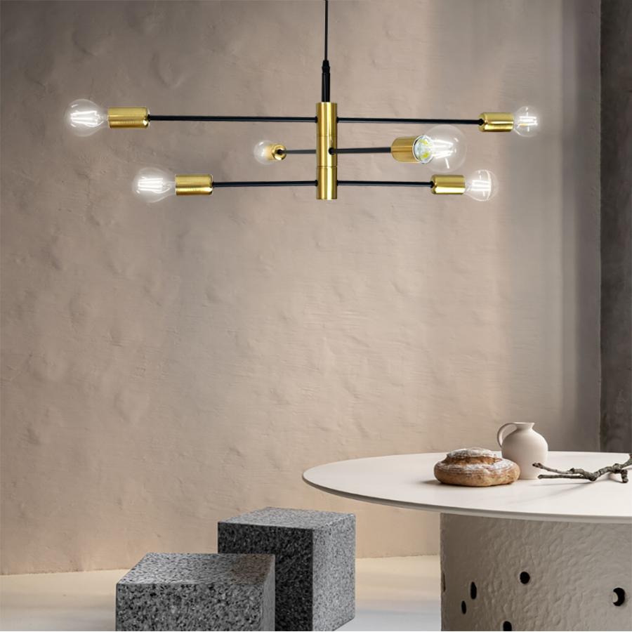 シャンデリア シーリングライト 6灯 E26 ペンダントライト 北欧 おしゃれ Amazon.co.jp : 6灯 シャンデリア シーリングライト E26