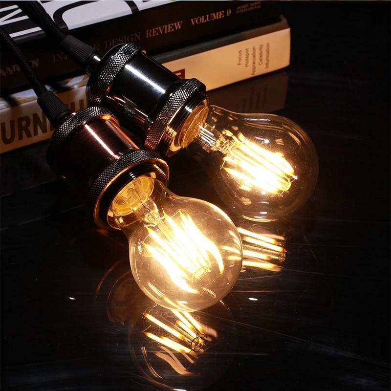 LED電球 E26フィラメント レトロ 4W 電球色2700k クリア 40W相当