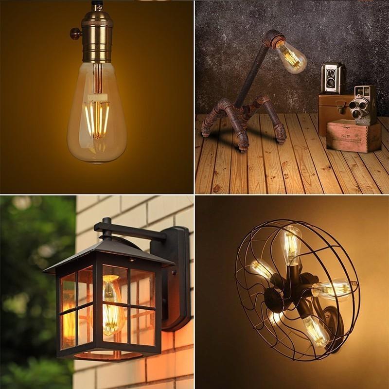 LED電球 E26クリア フィラメント レトロ 15W 電球色2700K クリア 150W