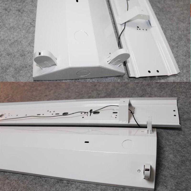 直管LED蛍光灯用照明器具 逆富士型 40W形2灯用 LED蛍光灯付き LEDベースライト型 一体型 LED蛍光灯照明器具10台セツトの画像
