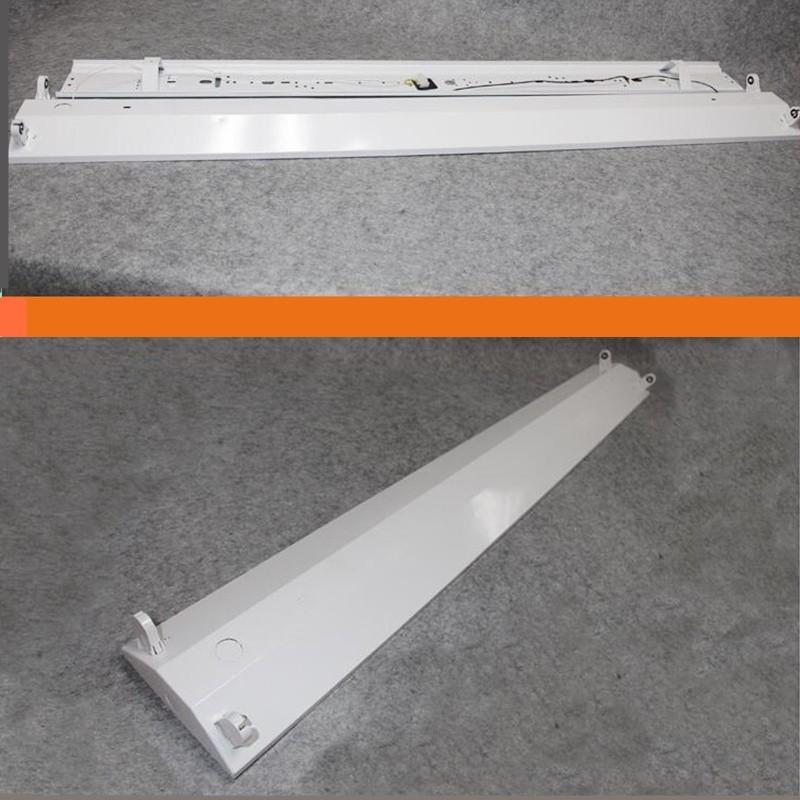 直管LED蛍光灯用照明器具 逆富士型 40W形2灯用 LED蛍光灯付き LEDベースライト型 一体型 LED蛍光灯照明器具10台セツトの画像