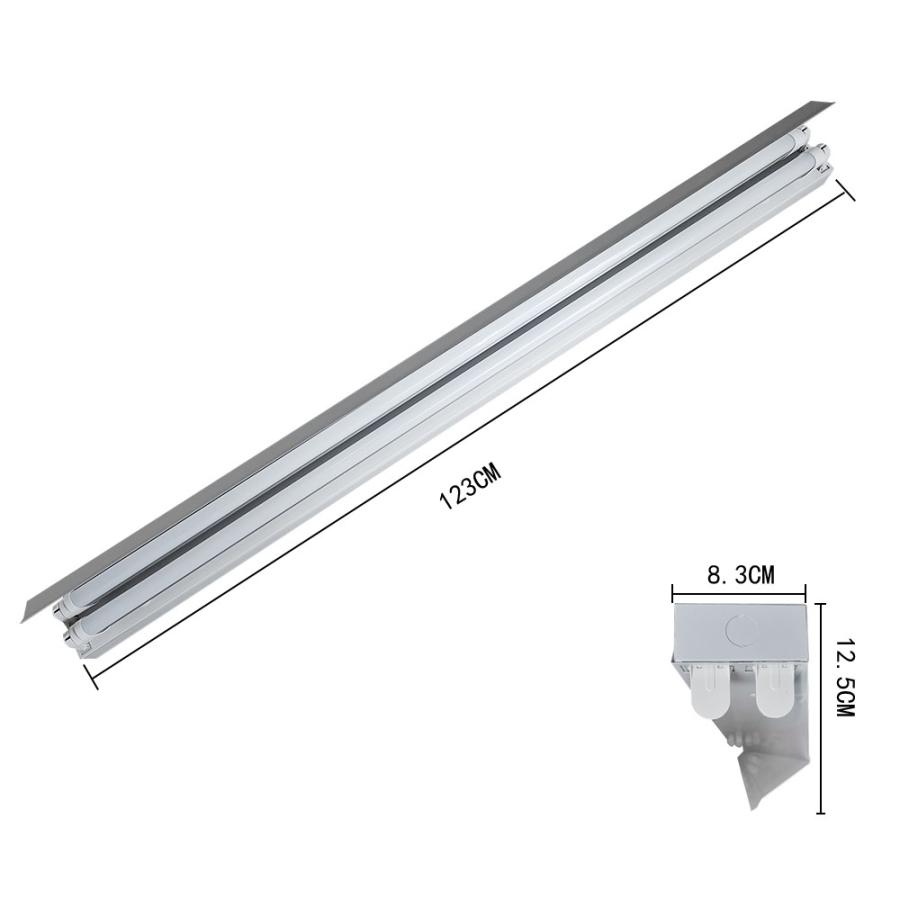LED蛍光灯用照明器具 LEDベースライト型 逆富士型 40W型 3灯式 LED蛍光