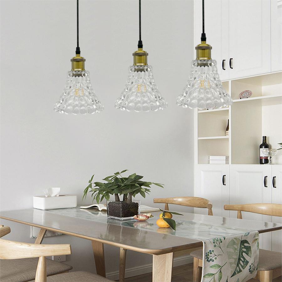 ペンダントライト 吊り下げライト ガラス 北欧 レトロ アンティーク