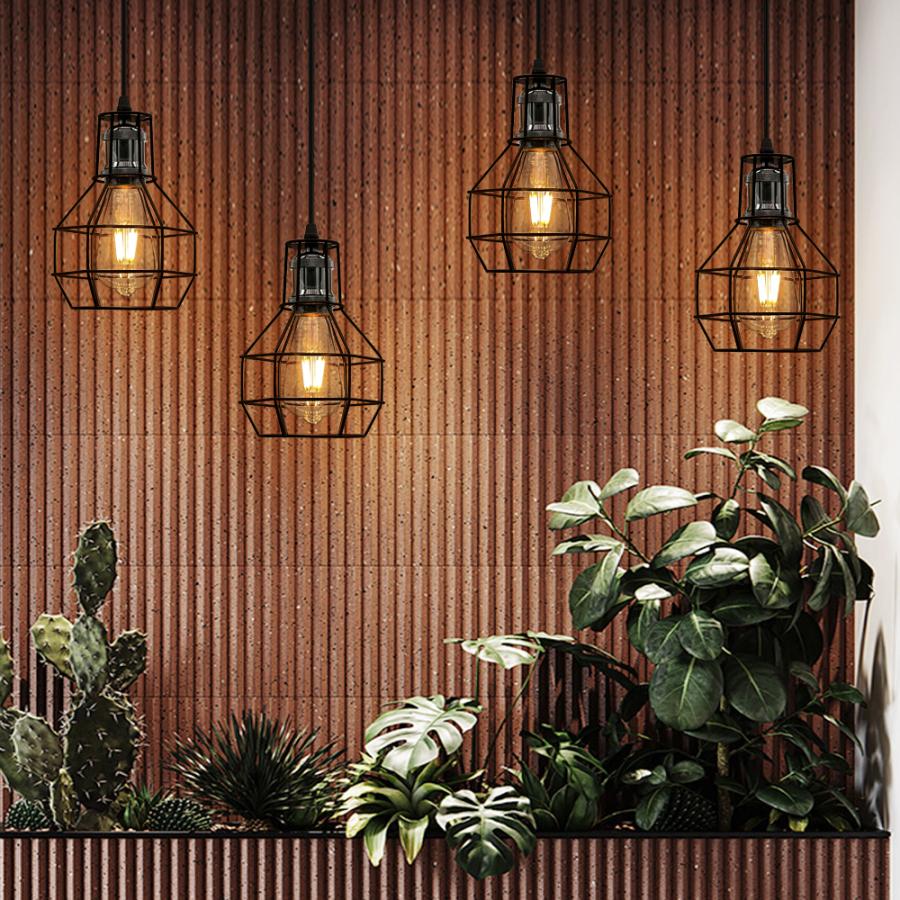 ペンダントライト ガンメタ色ソケット おしゃれ 吊り下げライト