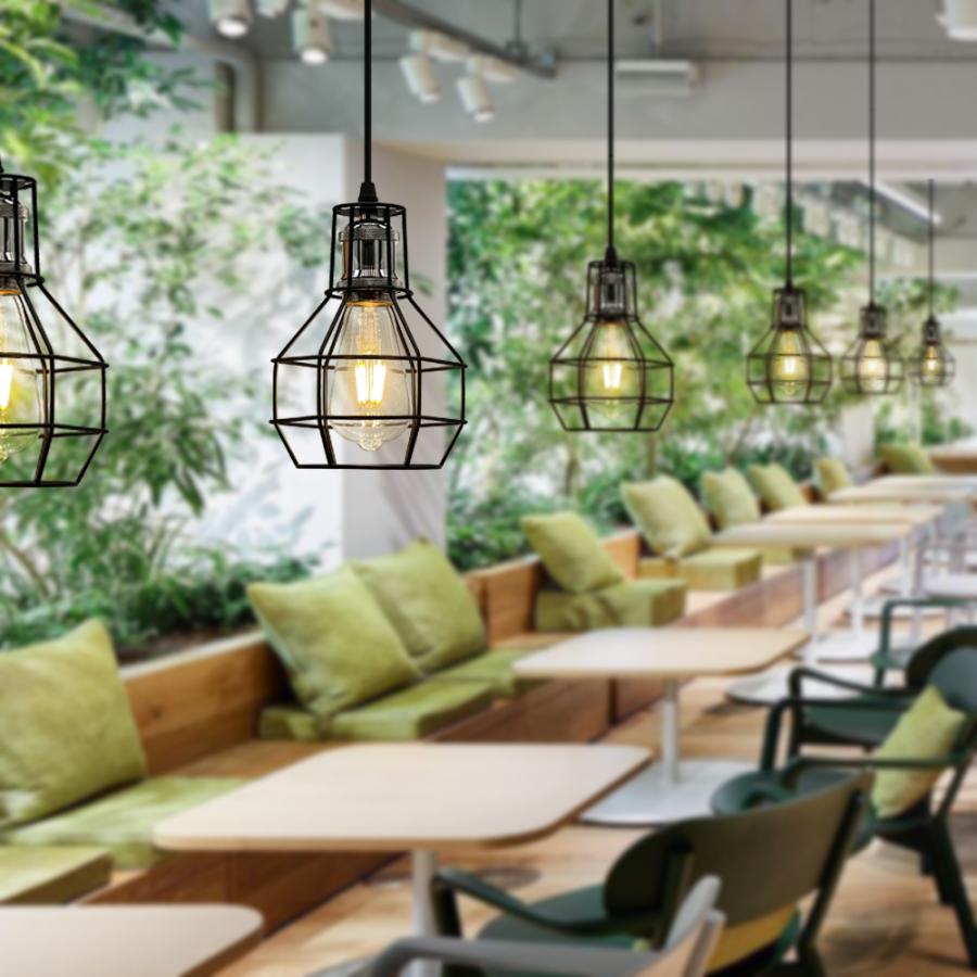 ペンダントライト ガンメタ色ソケット おしゃれ 吊り下げライト