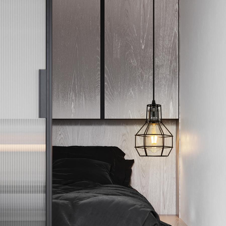 ペンダントライト ガンメタ色ソケット おしゃれ 吊り下げライト