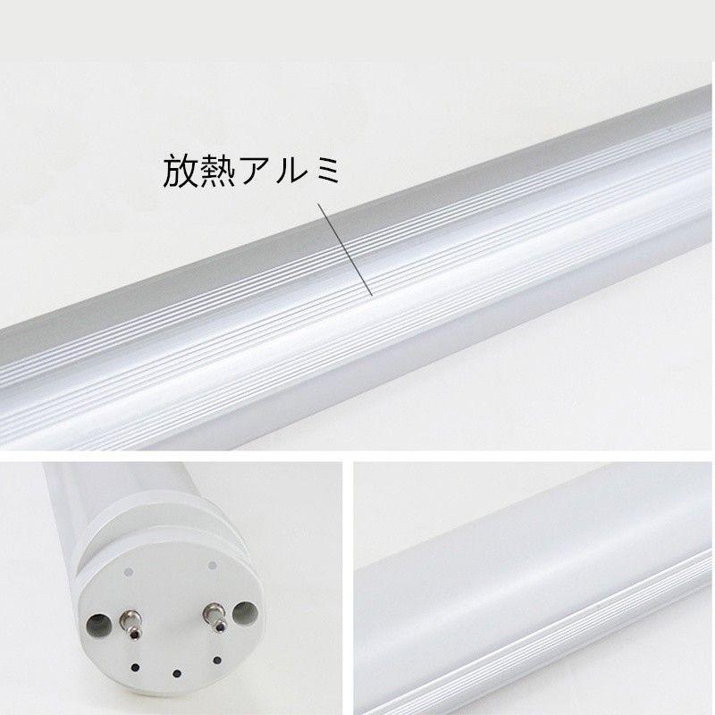 LED蛍光灯 20W形 電球色 直管 58cm 直管led蛍光灯20型 グロー式工事不要 消費電力9W 30本セットの画像