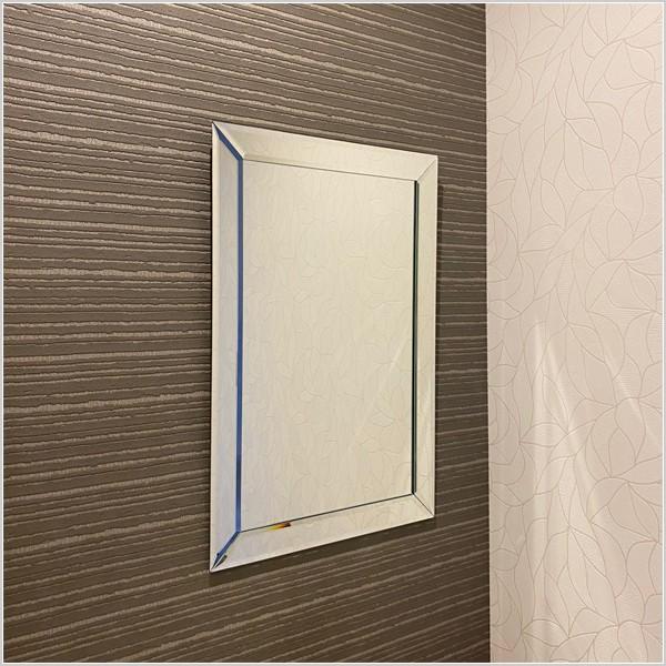 壁掛け鏡 北欧 壁掛けミラー おしゃれ ウォールミラー モダン 吊り鏡