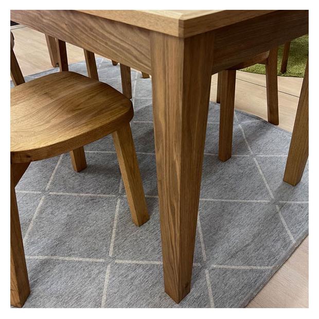 吉桂 ダイニングテーブル 伸縮式 エクステンションテーブル 木製 無垢