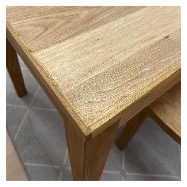 吉桂 ダイニングテーブル 伸縮式 エクステンションテーブル 木製 無垢