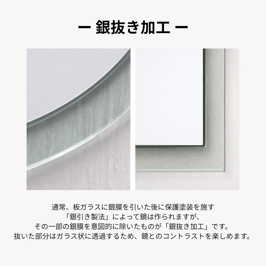 ウォールミラー 丸型 鏡 壁掛け鏡 おしゃれ 壁掛けミラー モダン 玄関 リビング 丸鏡 北欧 吊り鏡 シンプル 円形 クリア 透明 フレーム 国産 日本製 風水_2