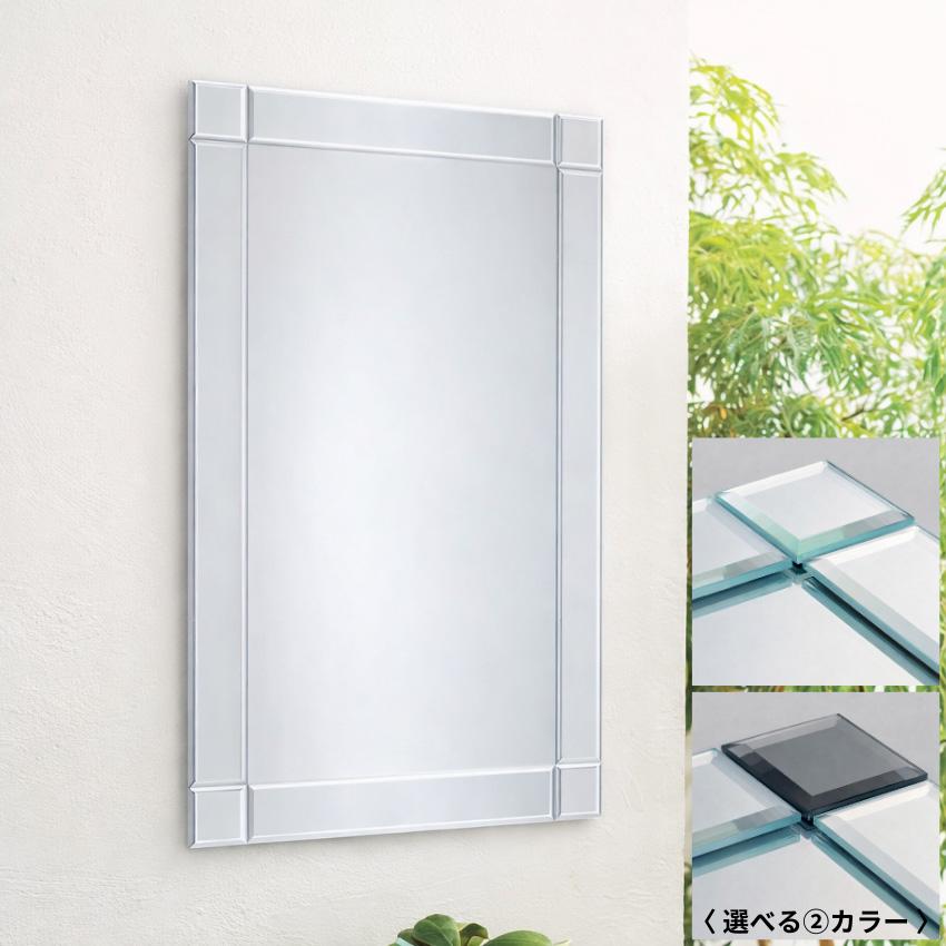 ミラーアート壁掛け鏡 A3 30×42cm モダン シルバー 額縁付き 北欧風 ウォールミラー 丸型 鏡 壁掛け鏡 おしゃれ 壁掛けミラー