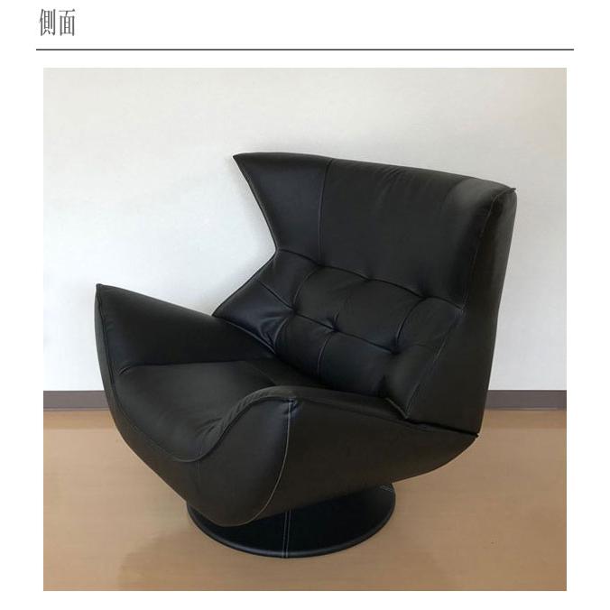 ソファー 一人掛け ソファ 1人掛け 1Pソファー 北欧 回転ソファー 本革