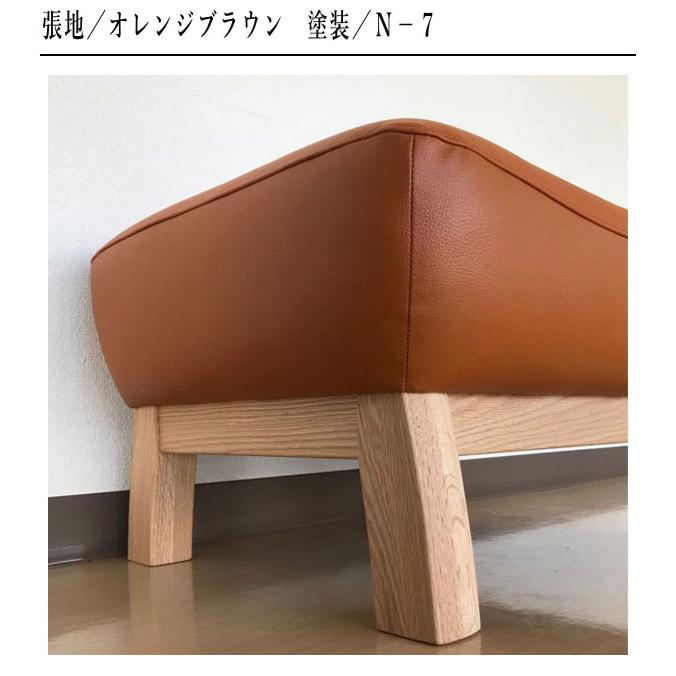 スツール おしゃれ 本革スツール 北欧 オットマン レザー モダン 日本製 国産_12