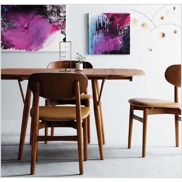 朝日木材加工 ダイニングテーブル 伸長式 エクステンションテーブル