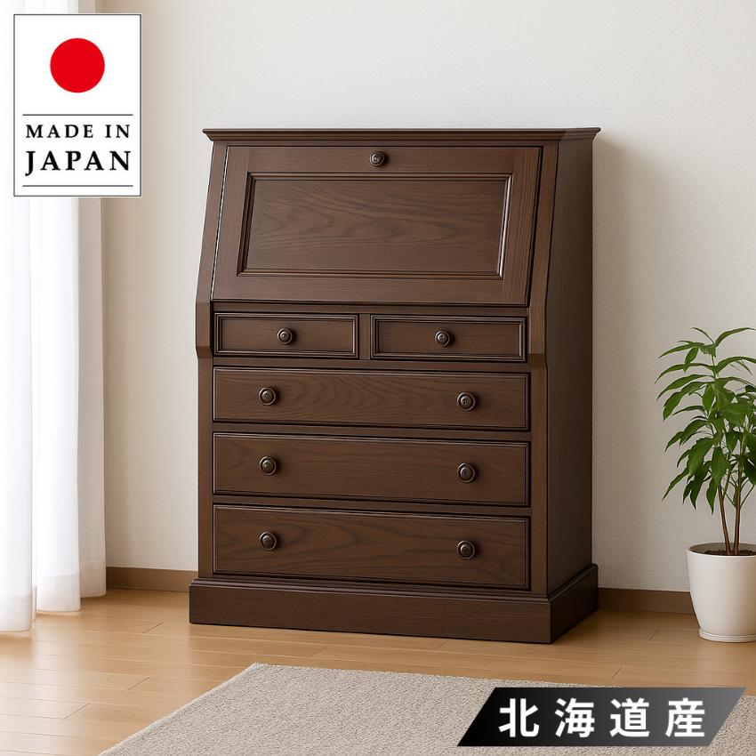 英国アンティーク猫脚ライティングビューロー/木製机/収納式デスク(90-65) 英国アンティーク猫脚ライティングビューロー/木製机/収納式デスク(90-65)