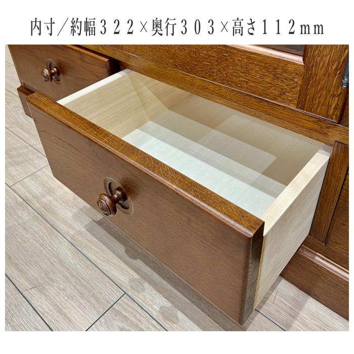 書棚 ガラス扉付き 幅120cm 本棚 大容量 開き扉 本箱 おしゃれ ブック