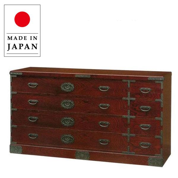 府中家具　木製整理タンス 和服　洋服 チェスト 木製 無垢 整理タンス 和風 整理ダンス おしゃれ 整理箪笥