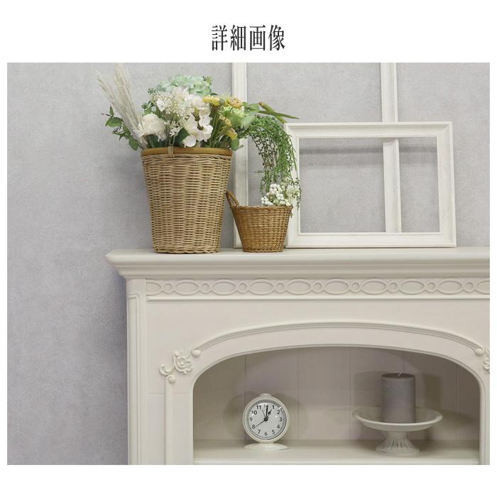 東海家具工業 フルール マントルピース 収納 シェルフ 木製 飾り棚