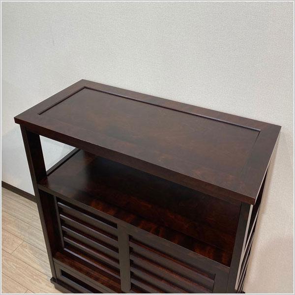 飛騨産業 北海道民芸家具 茶タンス 和風 茶箪笥 木製 無垢 茶ダンス