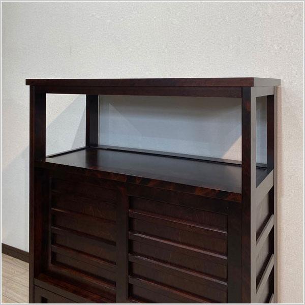 北海道民芸　サイドボード　水屋　飾り棚　茶箪笥　木製ラック 北海道民芸 サイドボード 水屋 飾り棚 茶箪笥 木製ラック 北海道民芸