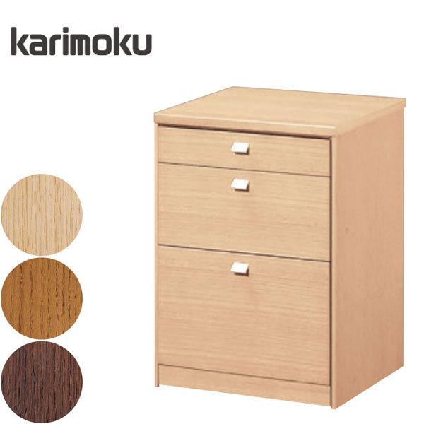 カリモク　ナチュラル木製扉付き収納チェスト カリモク家具（KARIMOKU FURNITURE） カリモク チェスト 木製 サイド