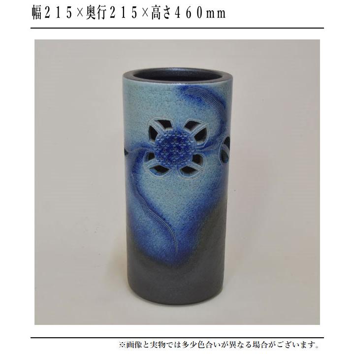 信楽焼 傘立て 陶器 傘立 おしゃれ スリム 傘たて 和モダン アンブレラ