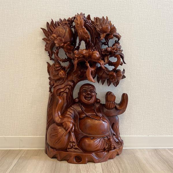 布袋様 置物 木彫り 布袋さん 七福神 金運アップ ご利益 商売繁盛 健康長寿 布袋様 置物 木彫り 布袋さん 七福神 金運アップ ご利益 商売繁盛 健康