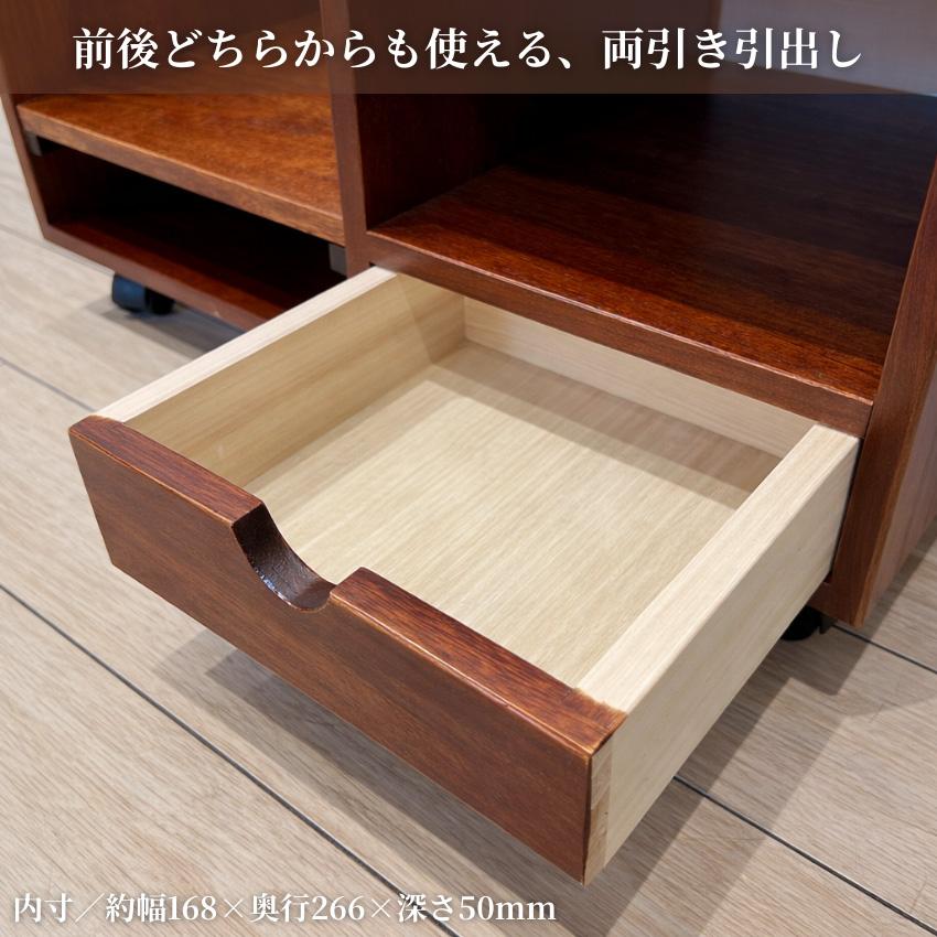 神谷家具 ポットワゴン 和風 和室 お座敷ワゴン キャスター付き