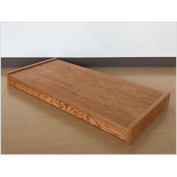 屋久杉 花台 木製 敷板 和風 床台 日本製 床の間 国産 : インテリア