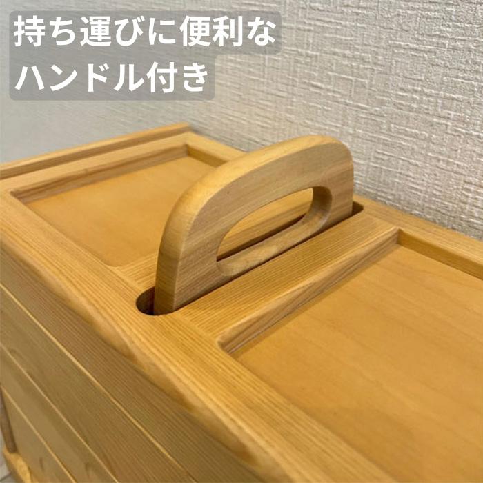 マァジョ　完全未使用品　 和裁コテ　鏝２本付　②①木箱2個コード付き 裁縫箱 木製 天然木 桐材 ソーイングボックス おしゃれ レトロ