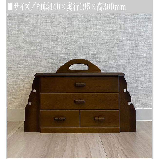 極美品★レトロ　針箱　裁縫箱　ソーイングボックス　引き出し　古民具　ケヤキ　木製 ソーイングボックス おしゃれ 裁縫箱 木製 針箱 アンティーク 日本製