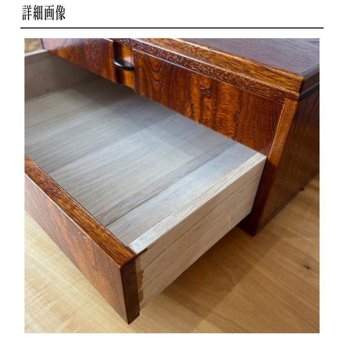 小引き出し a4サイズ対応 ミニチェスト 木製 2段 書類収納ケース 和風