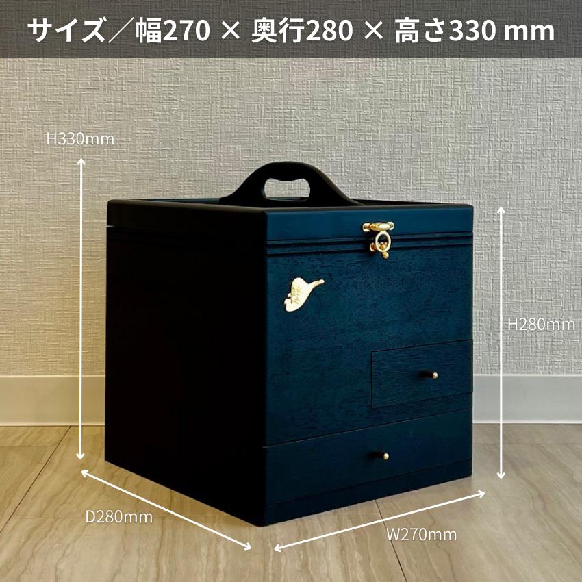 メイクボックス 鏡付き コスメボックス ティッシュケース付き