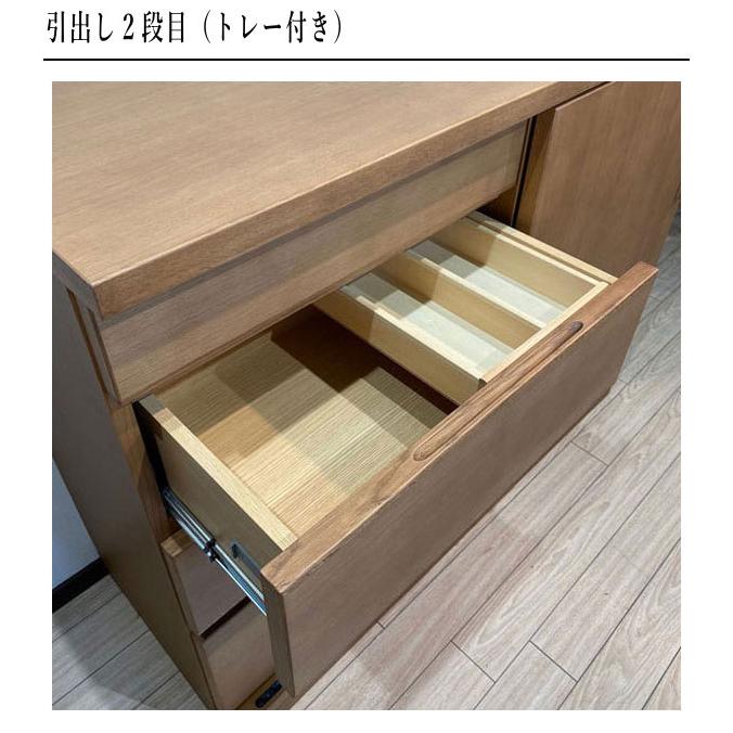 カリモク家具 サイドボード 北欧 リビングボード 完成品 キャビネット 北欧 チェスト 木製 ウォールナット オーク 日本製 国産｜interior-bagus｜15