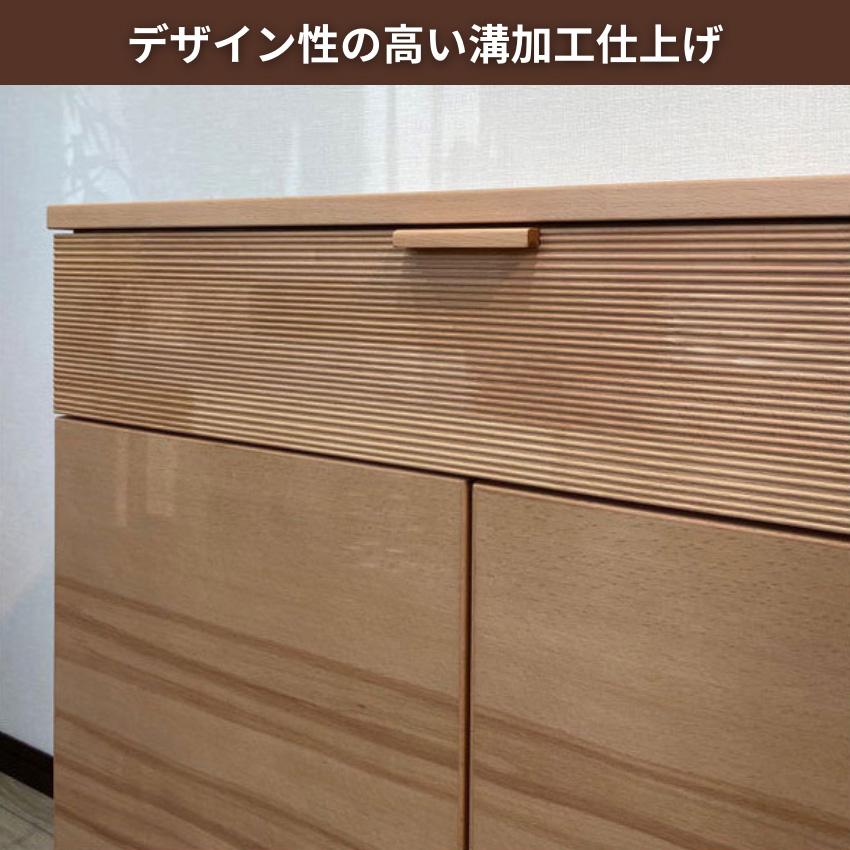 【特価品】カリモク◇◆サイドキャビネット◆キャビネット◇ カリモク ロールドアキャビネット QW4400 幅120cm サイドボード