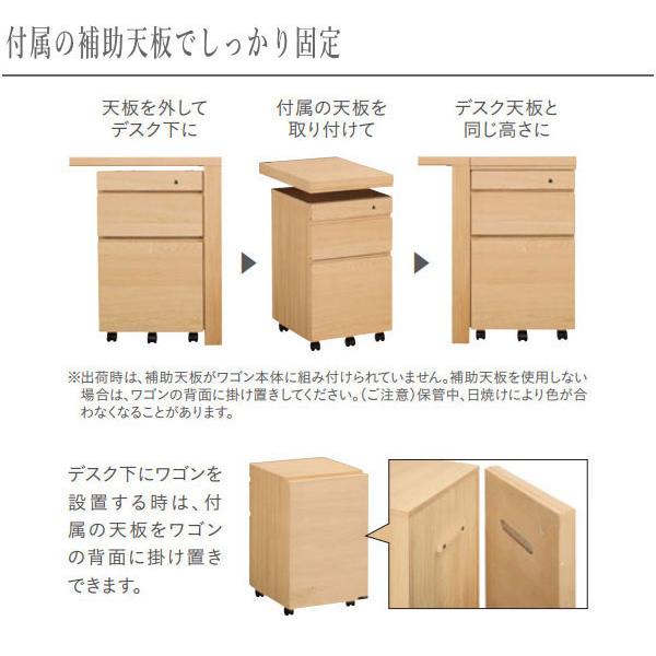 ボナシェルタ カリモク家具 デスクワゴン キャスター付き サイドワゴン
