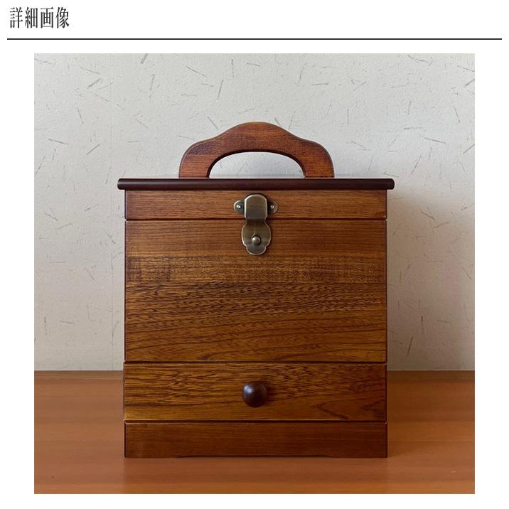 メイクボックス 鏡付き コスメボックス 持ち運び 化粧箱 木製 化粧品