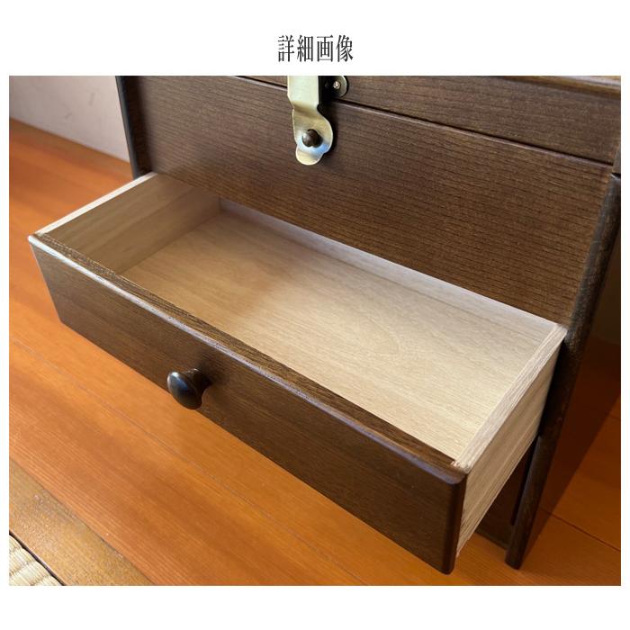 メイクボックス 鏡付き コスメボックス 持ち運び 化粧箱 木製 化粧品収納ボックス ミラー付き メイク収納 おしゃれ 大容量 日本製 国産 母の日 敬老の日