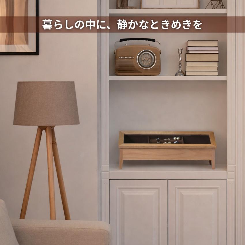 0920-23　雑貨店が販売・新品】 宝石箱 木製 日本製 アクセサリーケース IwaiLoft ジュエリーボックス 夕焼けに染まる絶景を眺める 小物入れ